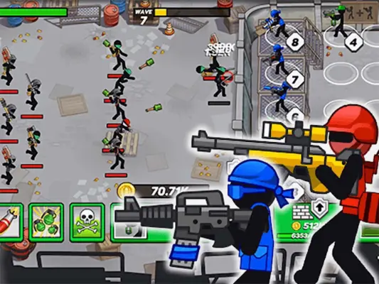 Stickman Defenders Stick War android App screenshot 4